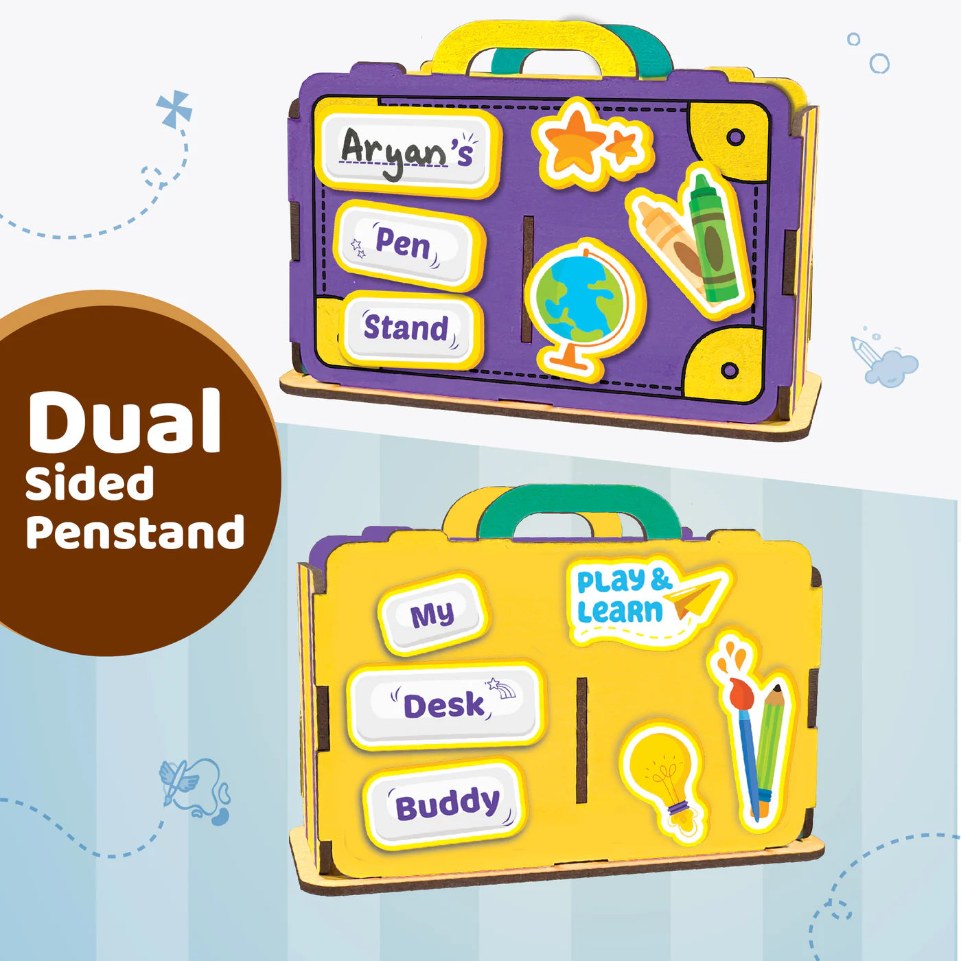 Imagi Make DIY Wood Art Pen Stand