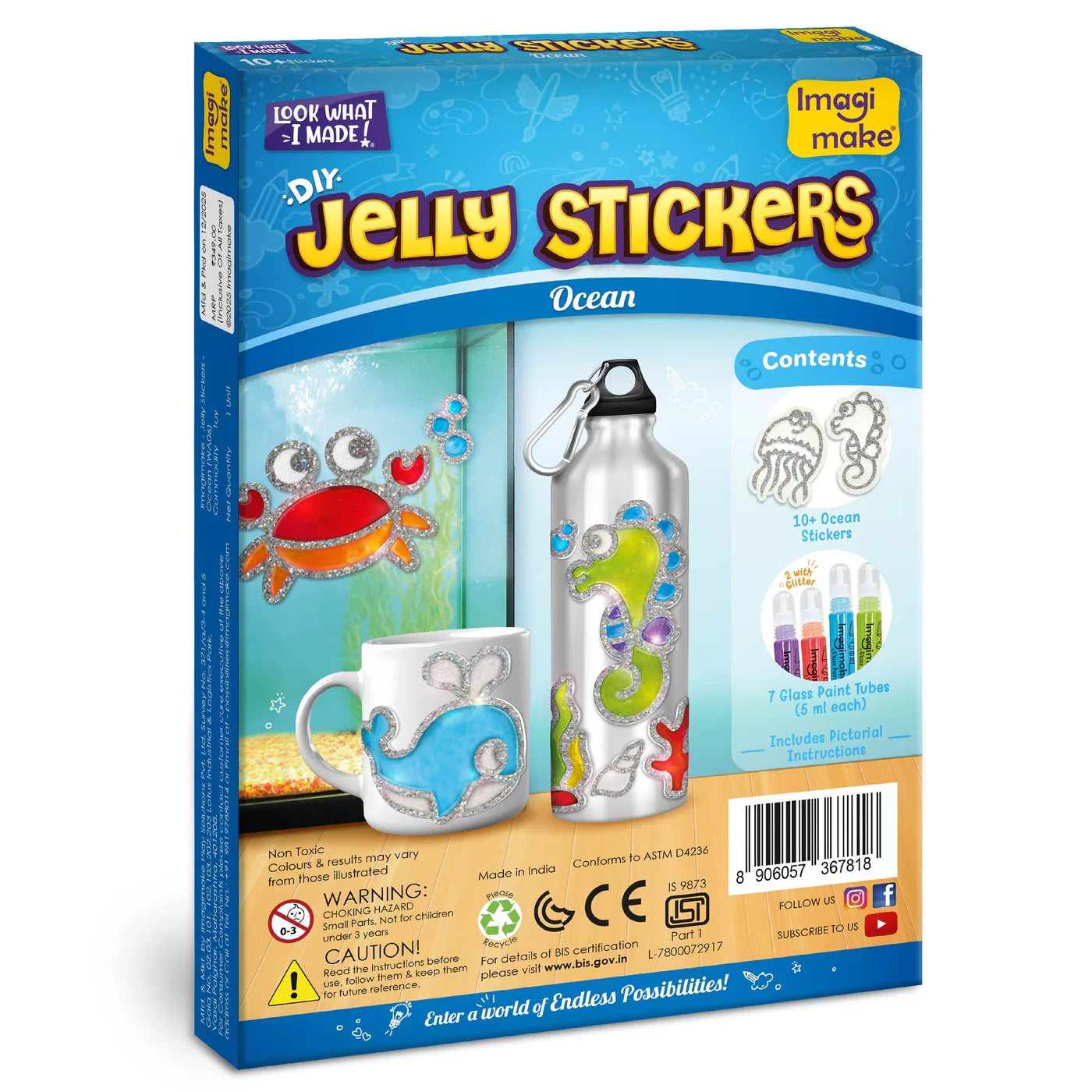 Imagi Make DIY Jelly Stickers Ocean
