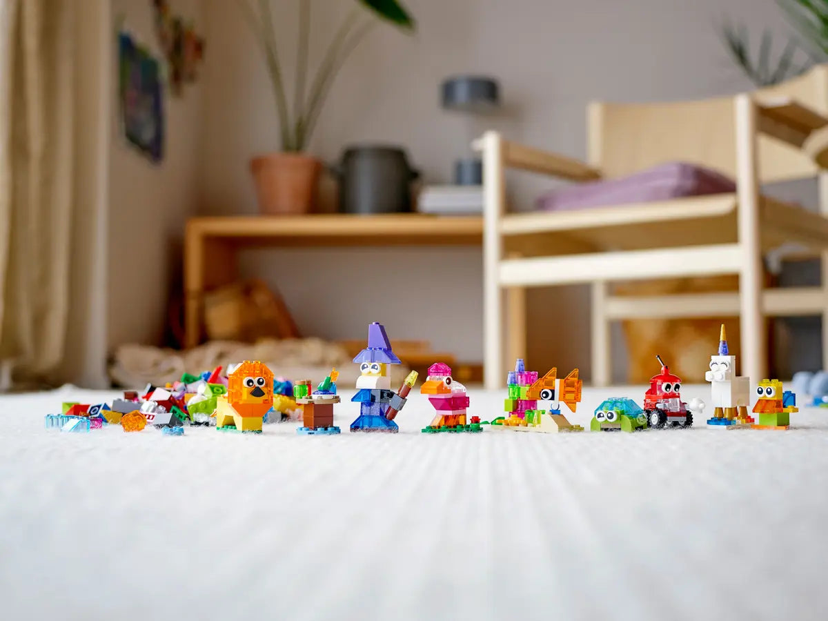 LEGO 11013 Classic Creative Transparent Bricks - 500 Pieces