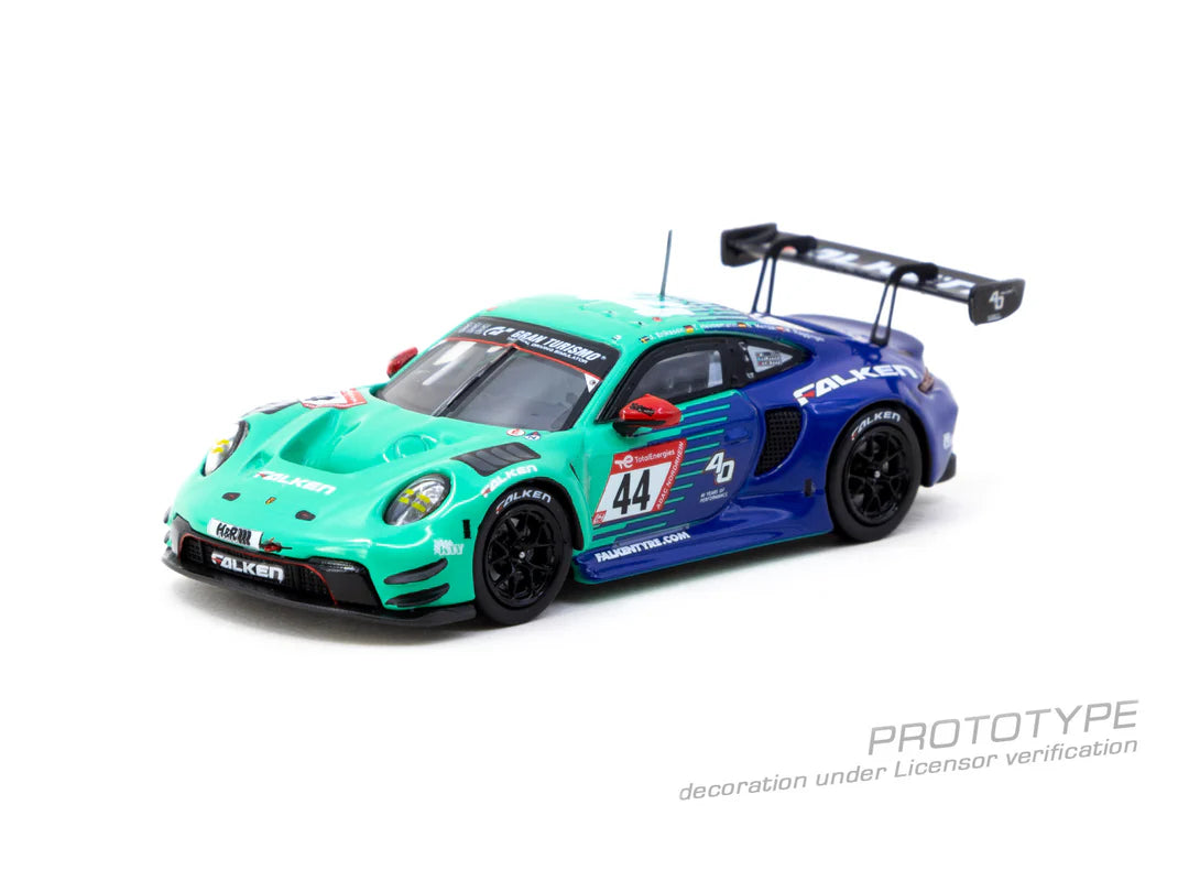 Tarmac 1/64 Porsche 911 GT3 R Nurburgring 24H 2023 With Acrylic Case