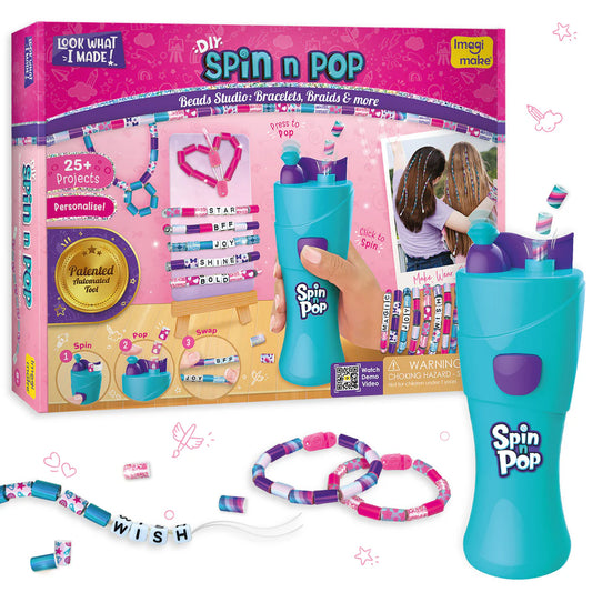 Imagi Make DIY Spin N Pop Bead Studio: Bracelets, Braids & More