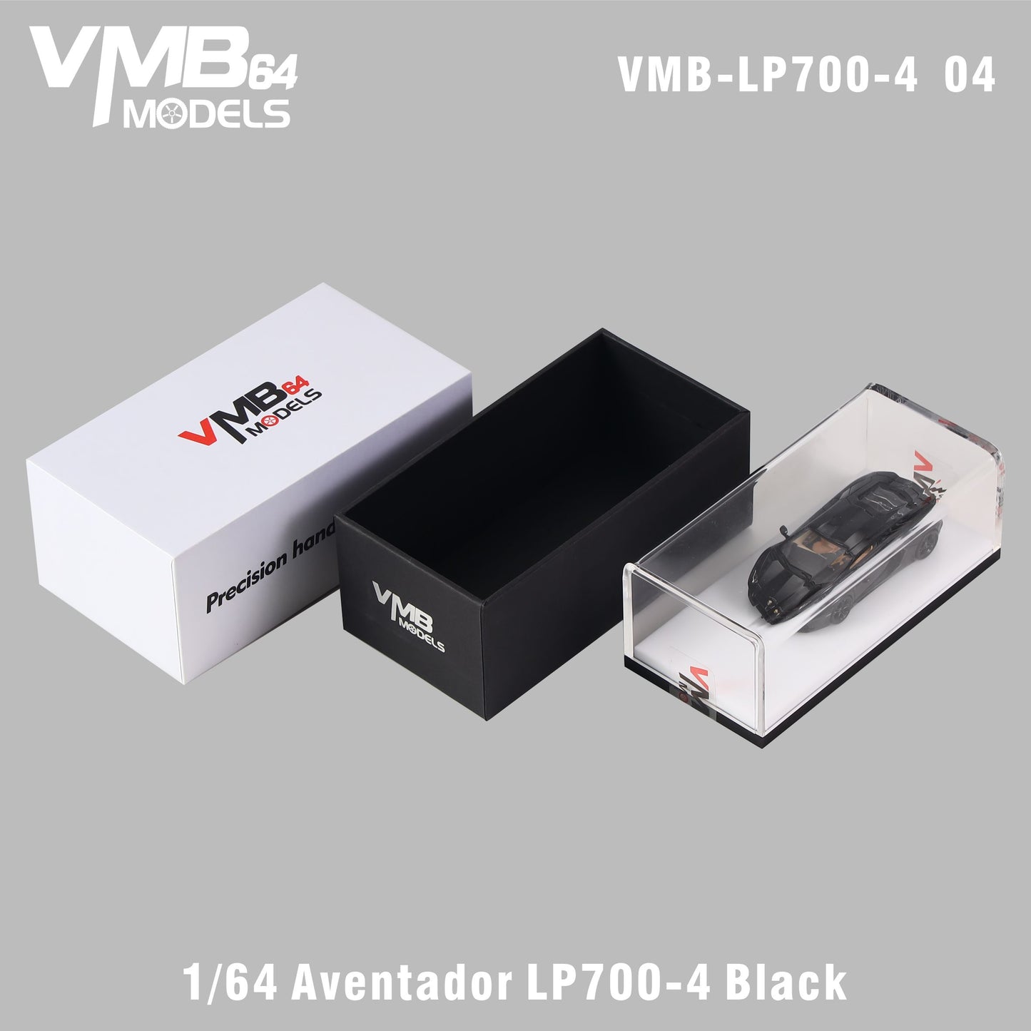VMB Models 1/64 Resin Lamborghini Aventador LP700-4 Limited Edition 4/299 With Acrylic Case & Polishing Cloth