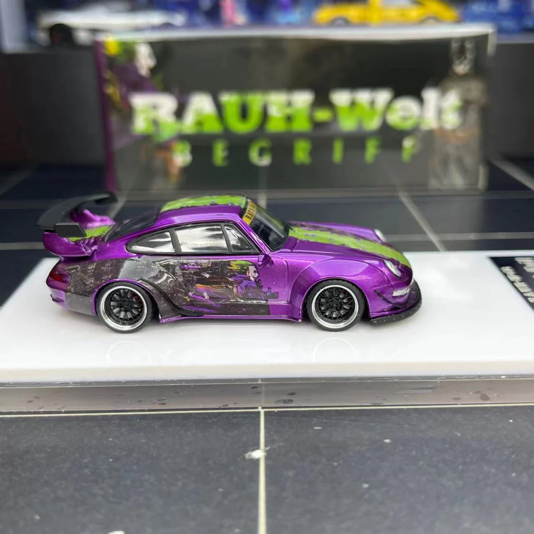 XKE-Model 1/64 Rauh-Welt RWB964 "Justice & Evil" Limited Edition 489/500 With Acrylic Case