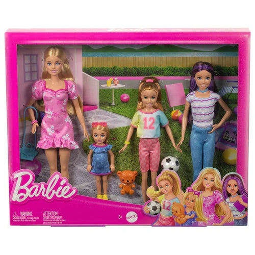 Barbie Sisters Doll Set With Barbie, Skipper, Stacie, and Chelsea