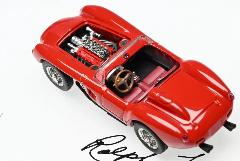 GFCC 1/64 Ferrari From The Ralph Lauren Collection 250 GT California Spyder & 250 Testa Rossa Handmade Models With Acrylic Case. Limited To 399 Units