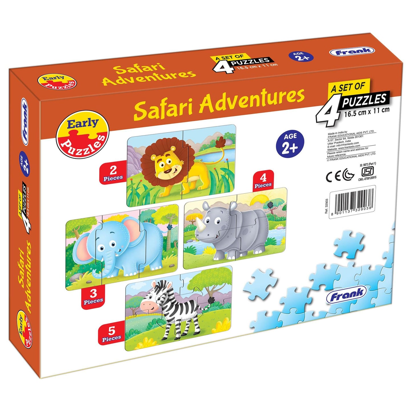 Frank Safari Adventures Early Puzzles for Kids