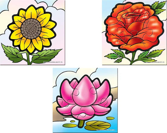 Frank Flowers- A Set of 3 Jigsaw Puzzle