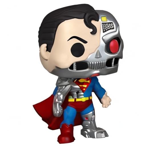 Funko Pop! Heroes : Cyborg Superman #346 2020 Summer Convention Limited Edition Exclusive With Soft Protector Case
