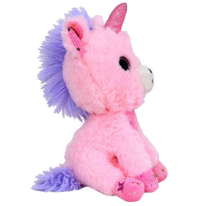 Mirada Sitting Unicorn With Glitter Eye - 18 Cm