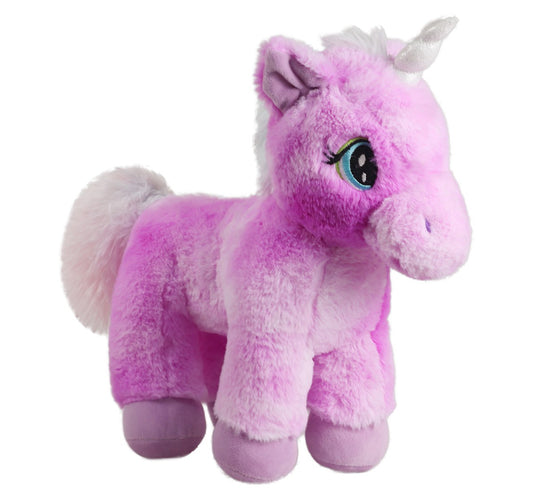 Mirada Standing Unicorn With Glitter Bow ( Purple ) - 32 Cm