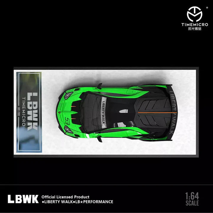 Time Micro 1/64 LBWK Lamborghini LP700 GT-EVO Limited Edition 587/999 With Acrylic Case