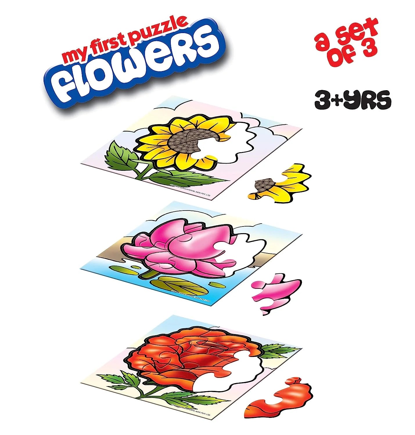Frank Flowers- A Set of 3 Jigsaw Puzzle