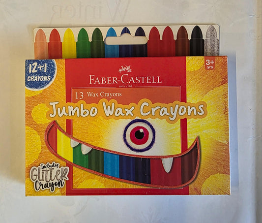 Faber-Castell 13 Jumbo Wax Crayons