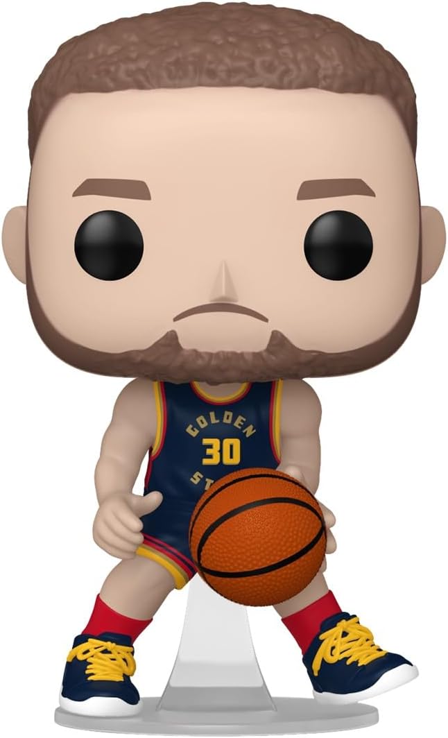 Funko Pop! Golden State Warriors - Stephen Curry #205 With Soft Protector Case