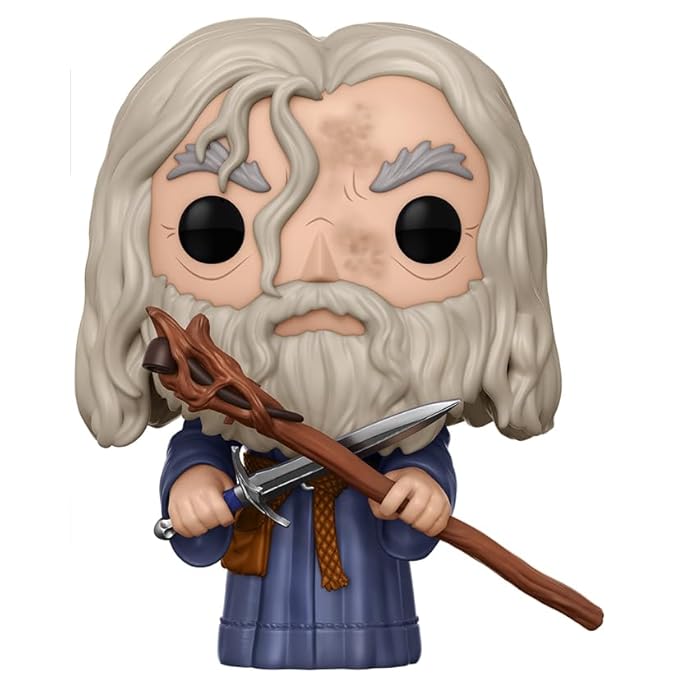 Funko Pop! Movies : The Lord Of The Rings - Gandalf #443 With Soft Protector Case