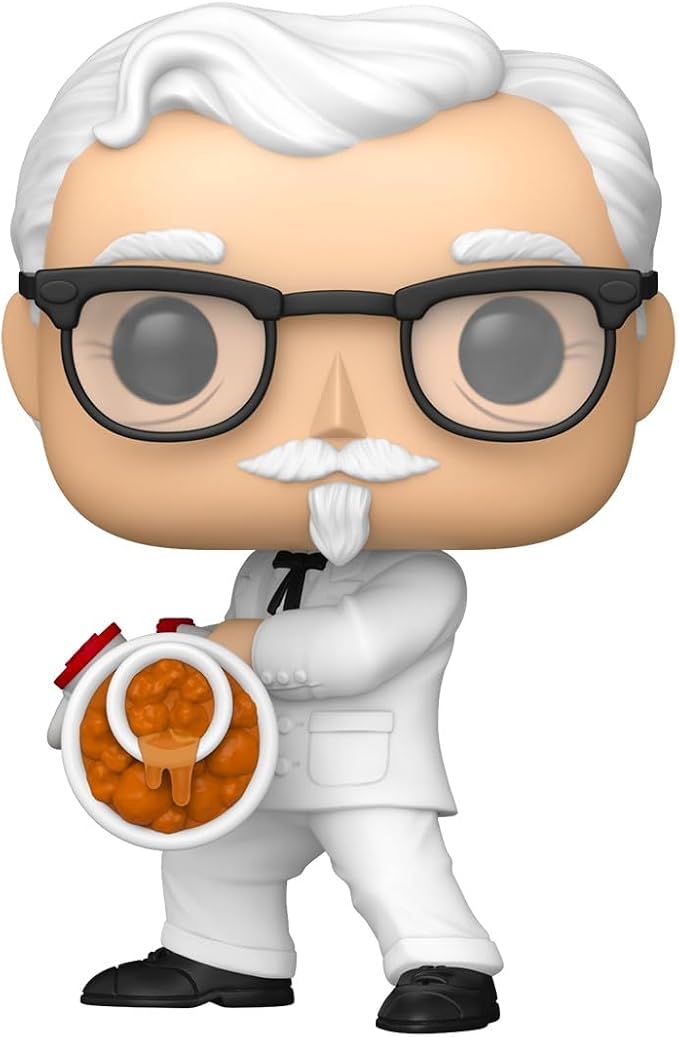 Funko Pop! Games : Colonel Sanders With Nugget Launcher #1115 With Soft Protector Case