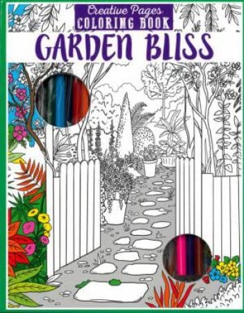 Creative Pages Colouring Book Garden Bliss - Page Publications