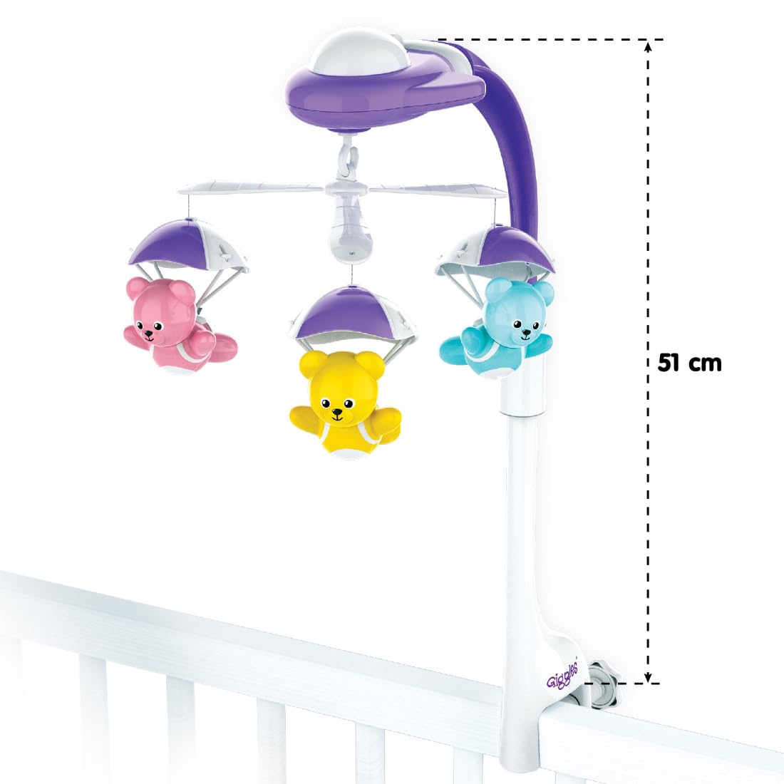 Funskool Giggles Bear Melody Crib Mobile