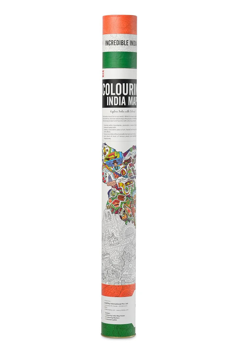 Unik Play Colouring India Map
