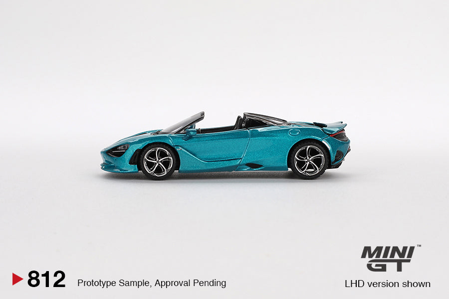 Mini GT McLaren 750S Spider Belize Blue