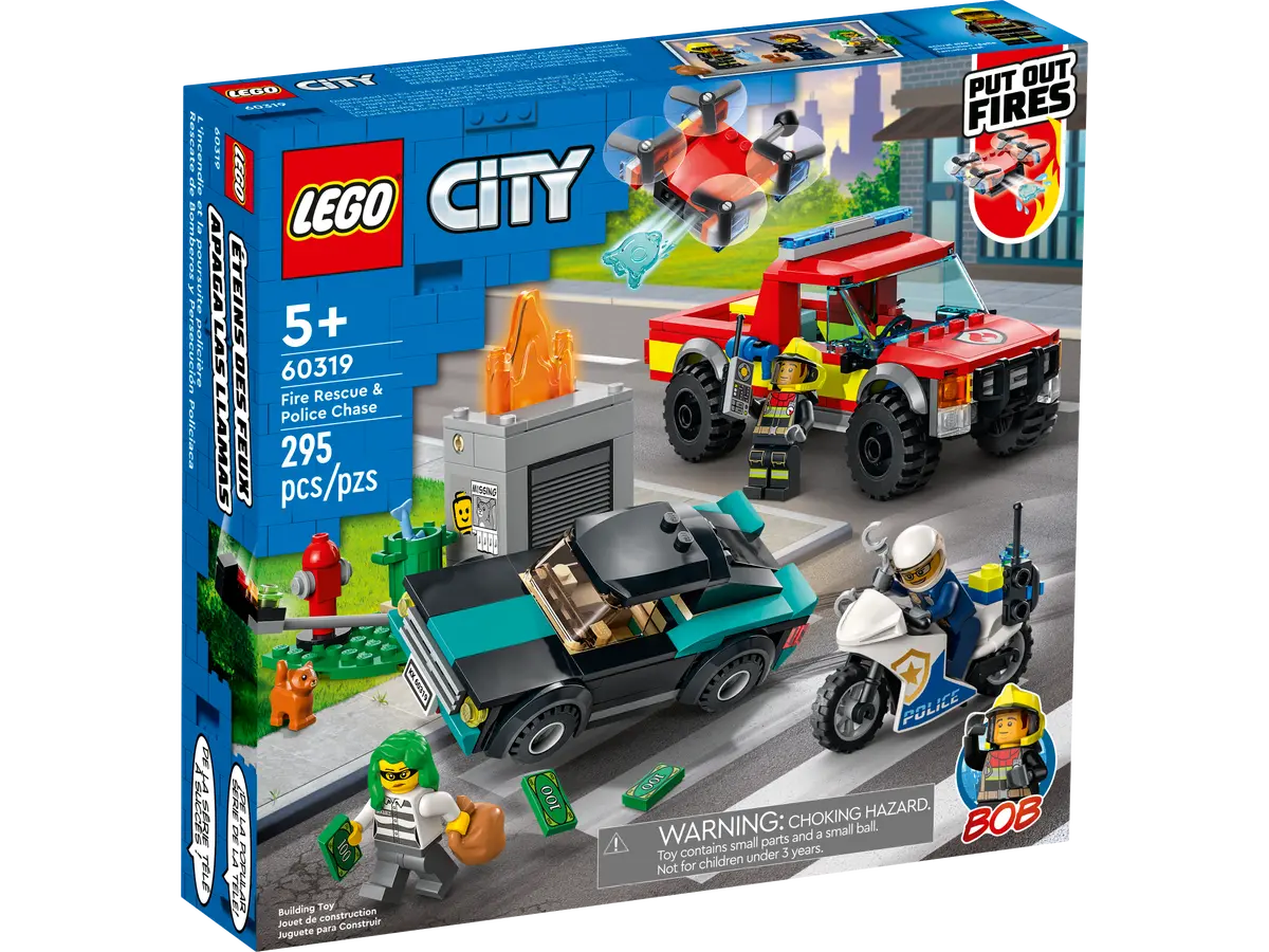 LEGO 60319 City Fire Rescue & Police Chase