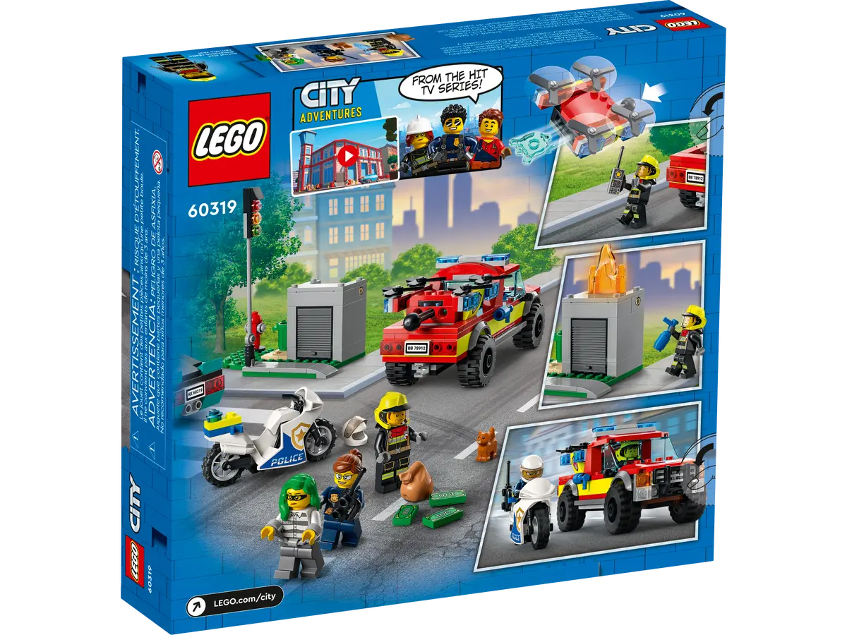 LEGO 60319 City Fire Rescue & Police Chase