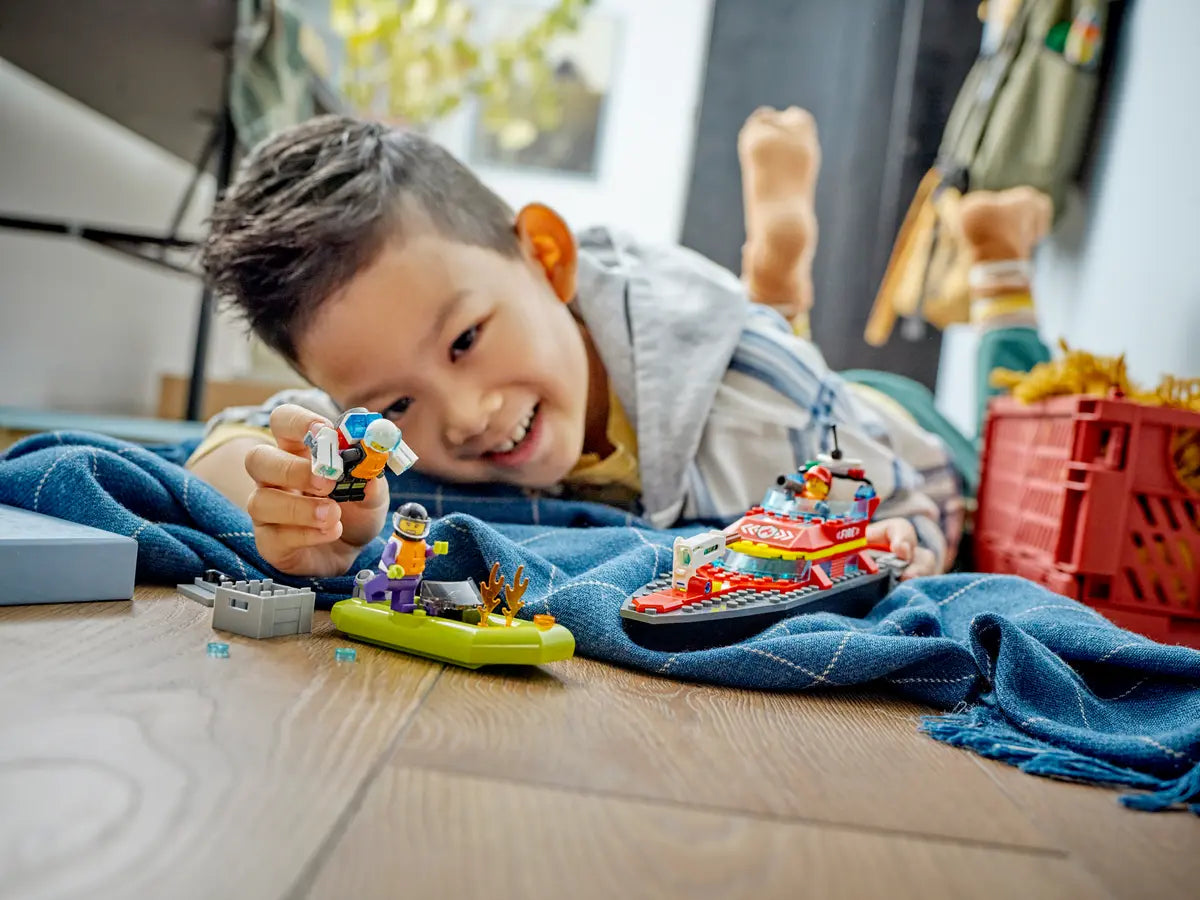 LEGO 60373 City Fire Rescue Boat