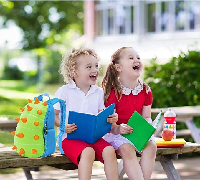 Flippi Dinosaur 3D Backpack for Toddlers & Kids Age 2-7 Years Waterproof, School Bags