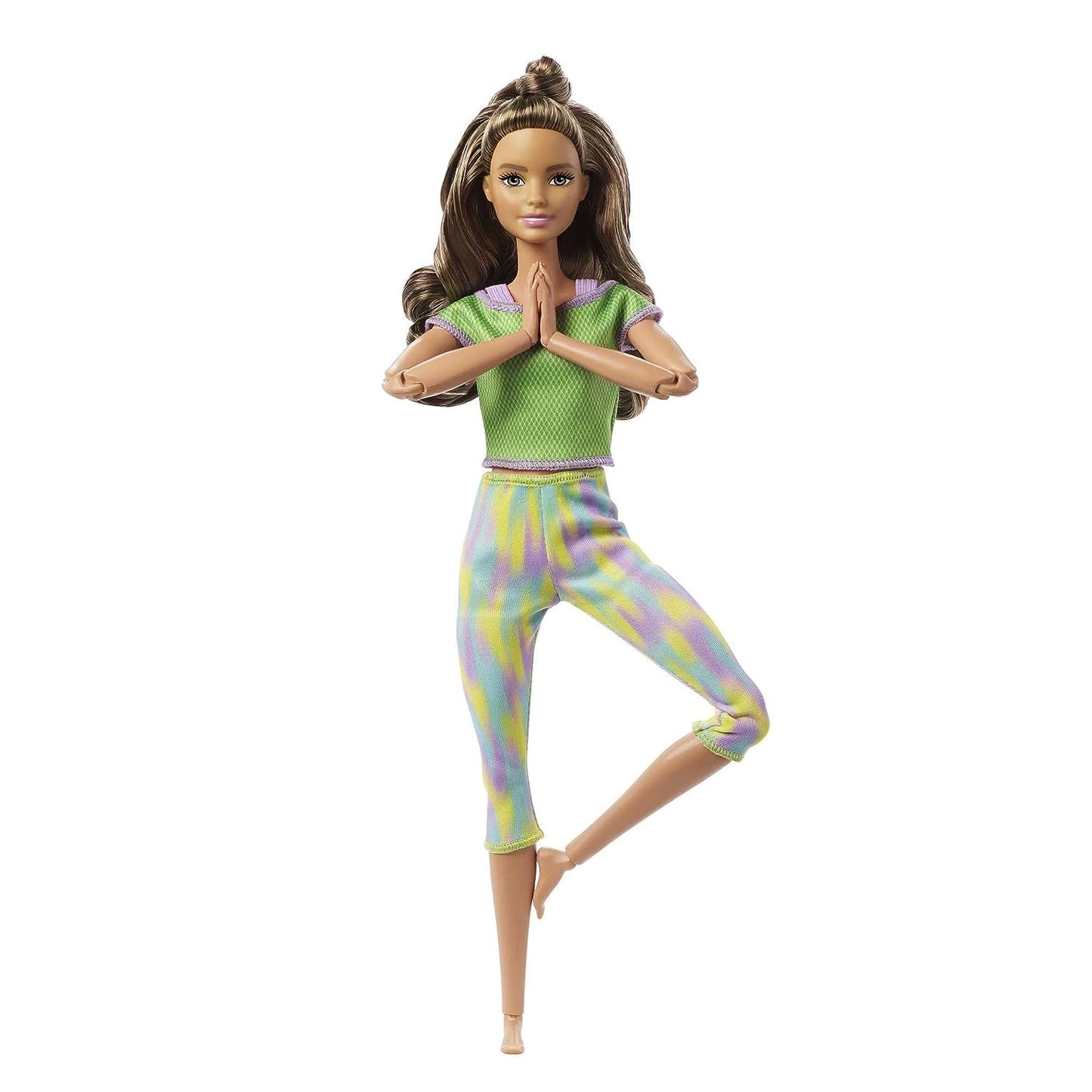 Barbie Made to Move Doll with Green Dress