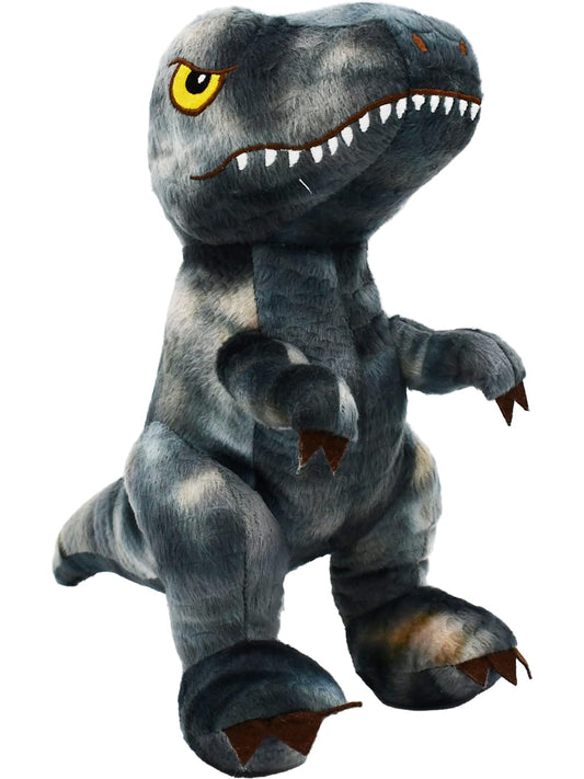 Mirada Textured Sitting Dinosaur Grey - 28 Cm