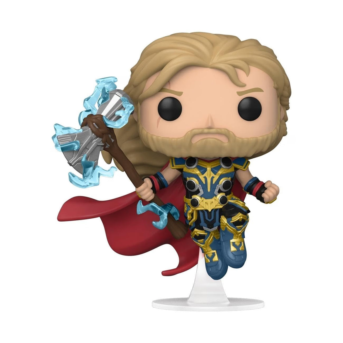 Funko Pop! Thor Love And Thunder : Thor #1040 With Soft Protector Case