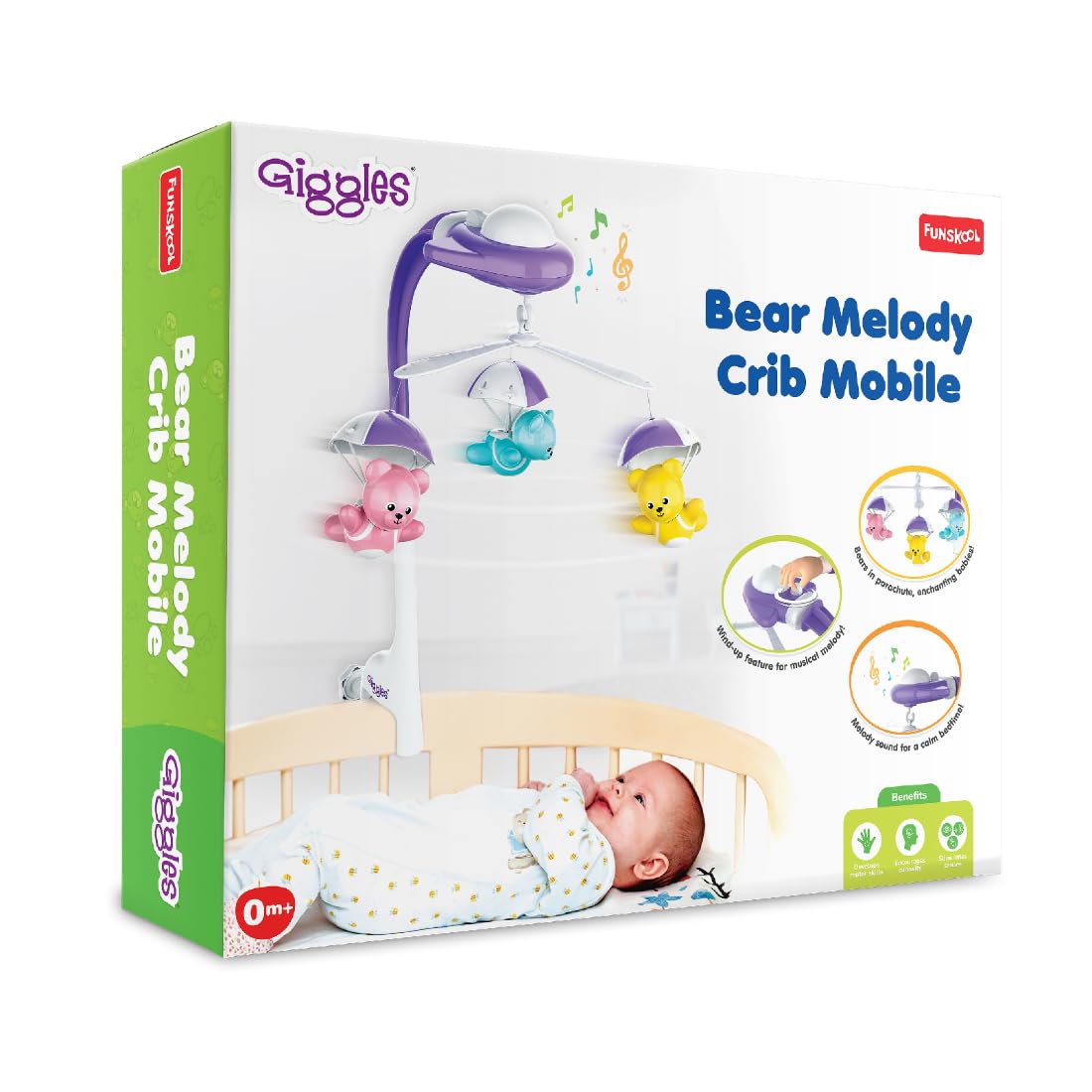 Funskool Giggles Bear Melody Crib Mobile
