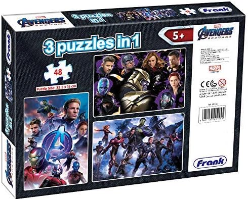 Frank Avengers End Game 3 In 1 Puzzle for Kids age 5Y+