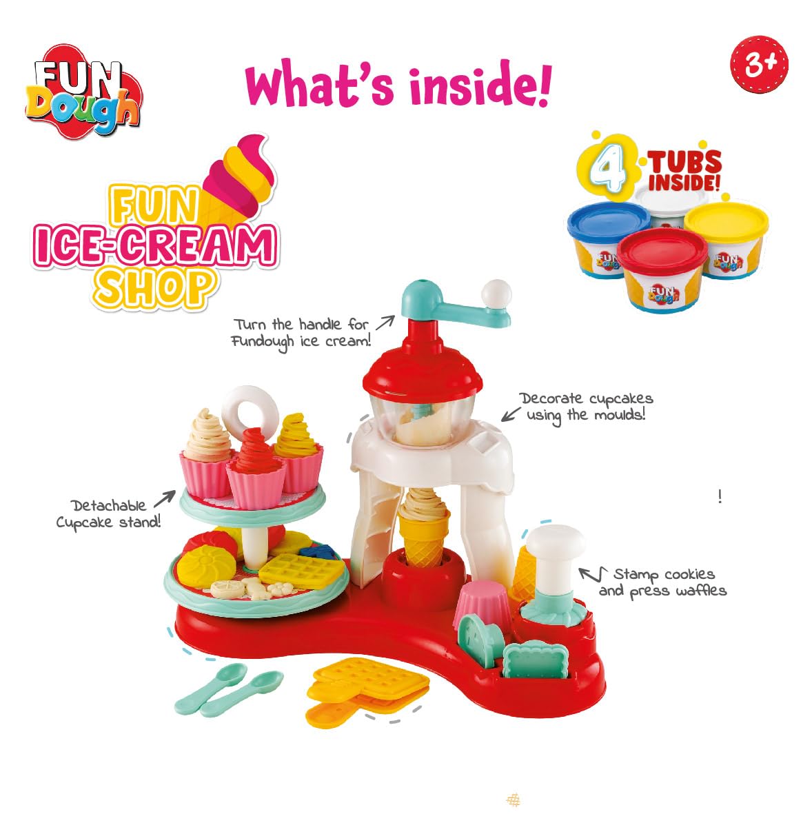 Funskool Fun Ice-Cream Shop Fun Dough