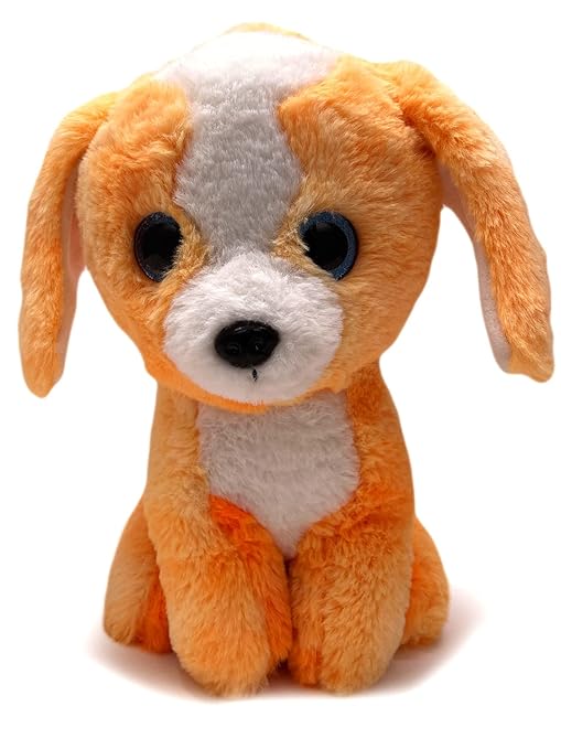 Mirada Glitter eyes Tie Dye Orange Dog - 25Cm