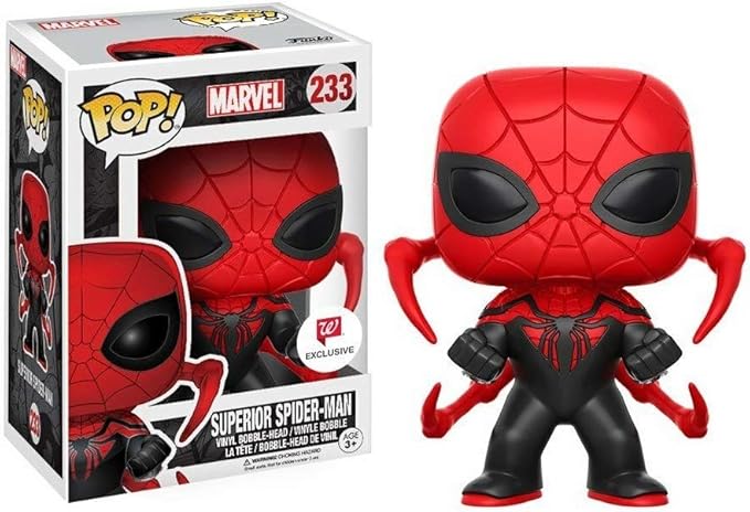 Funko Pop! Marvel : Superior Spider-Man #233 With Soft Protector Case