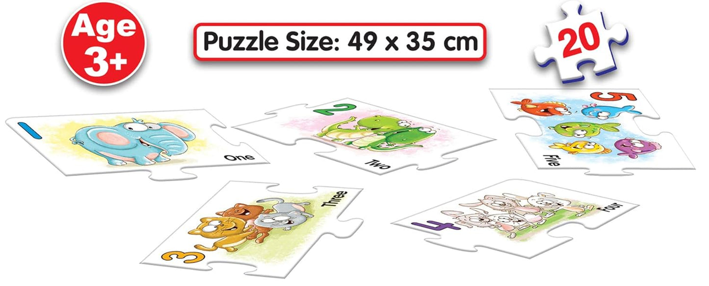 Frank Number Floor Puzzle (20 Big Pieces)