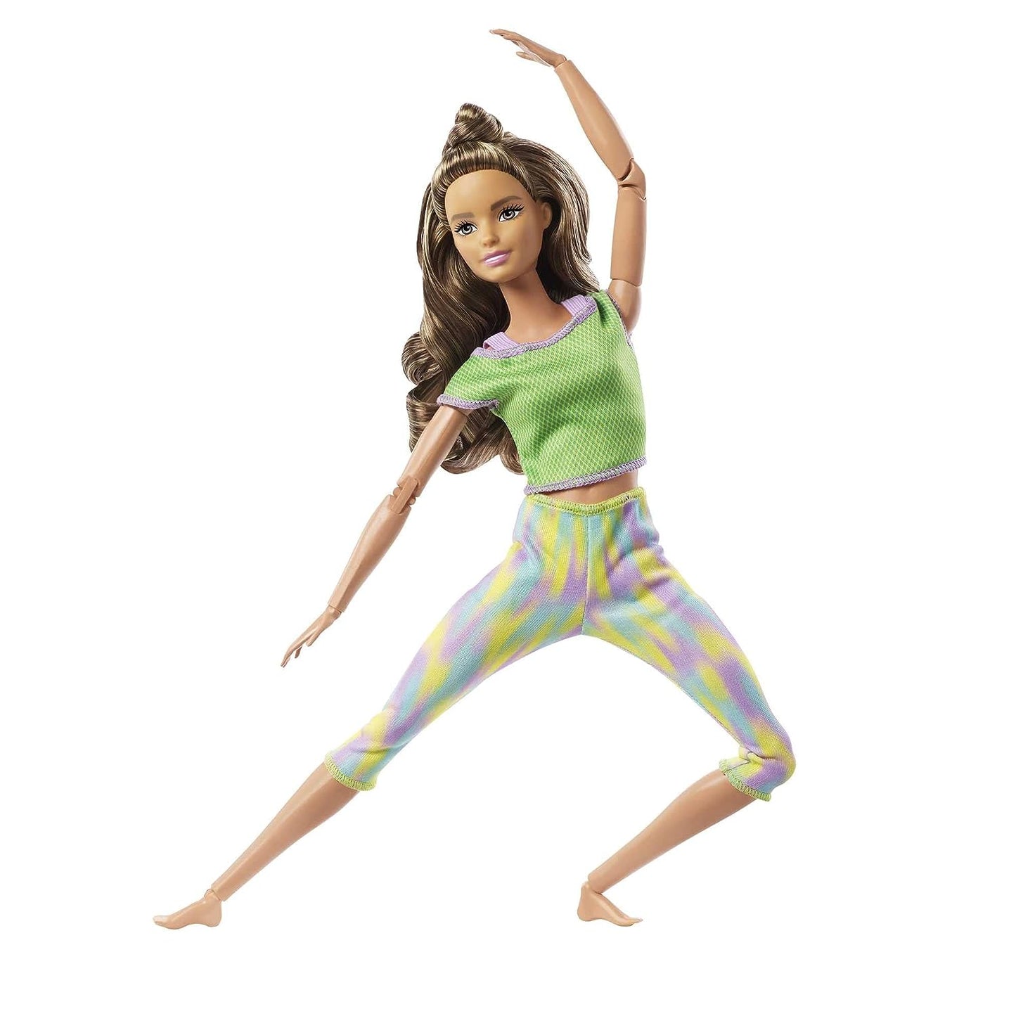 Barbie Made to Move Doll with Green Dress