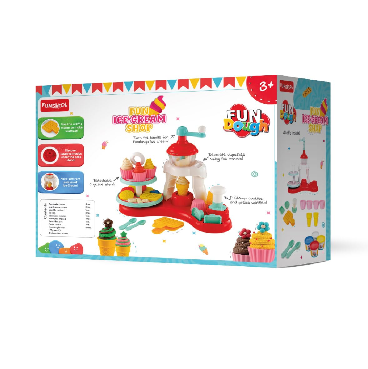 Funskool Fun Ice-Cream Shop Fun Dough