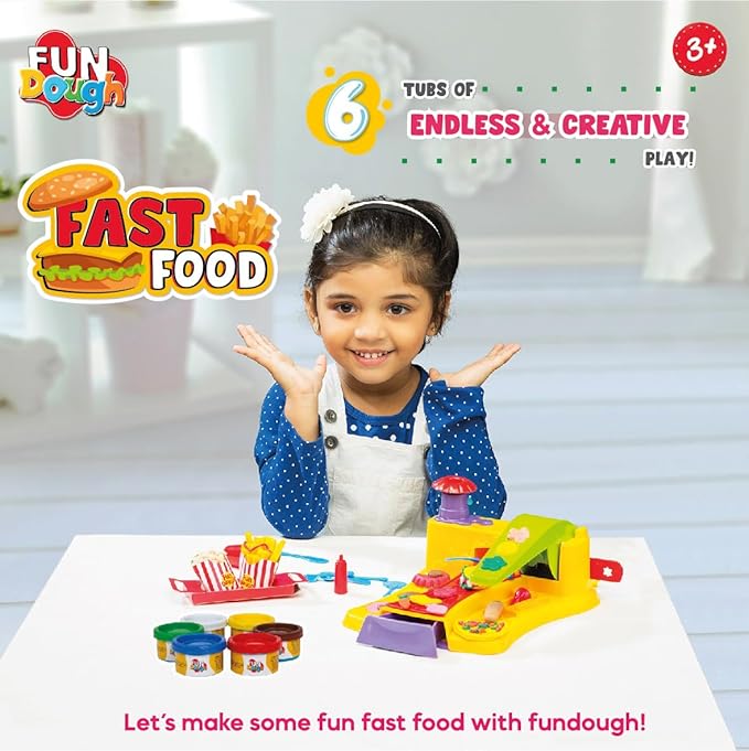 Funskool Fun Dough Fast Food Set