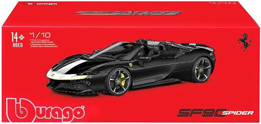 Bburago 1/18 Signature Series Ferrari SF90 Spider Black