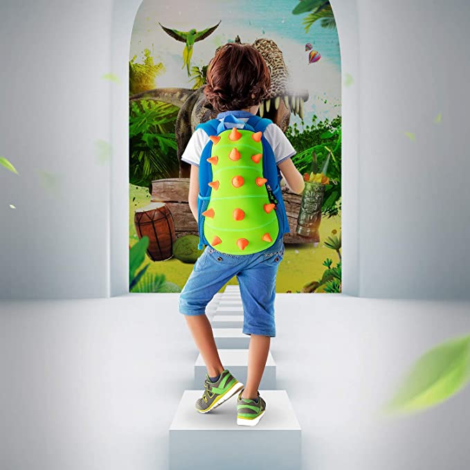 Flippi Dinosaur 3D Backpack for Toddlers & Kids Age 2-7 Years Waterproof, School Bags