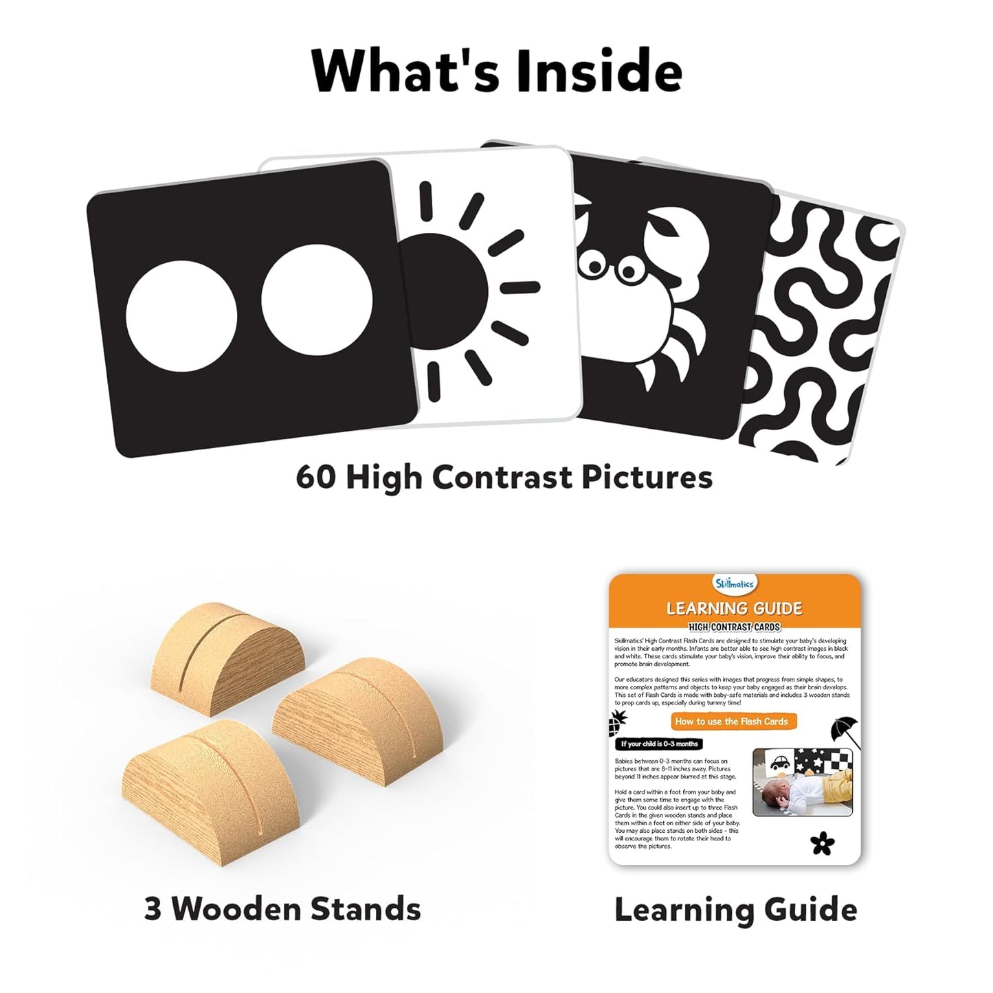 Skillmatics High Contrast Flash Cards