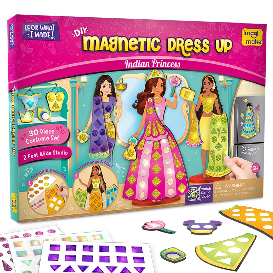 Imagi Make DIY Magnetic Dress Up Indian Princess