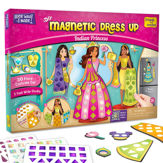 Imagi Make DIY Magnetic Dress Up Indian Princess