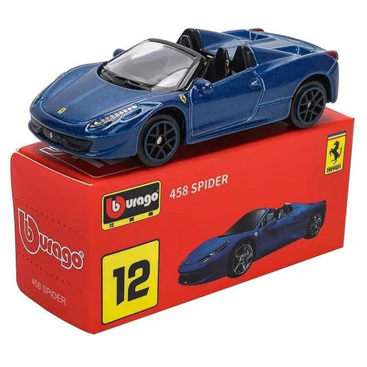 Bburago 1/64 Ferrari 458 Spider ( Blue )