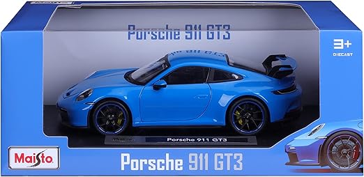 Maisto 1/18 Porsche 911 GT3 Blue