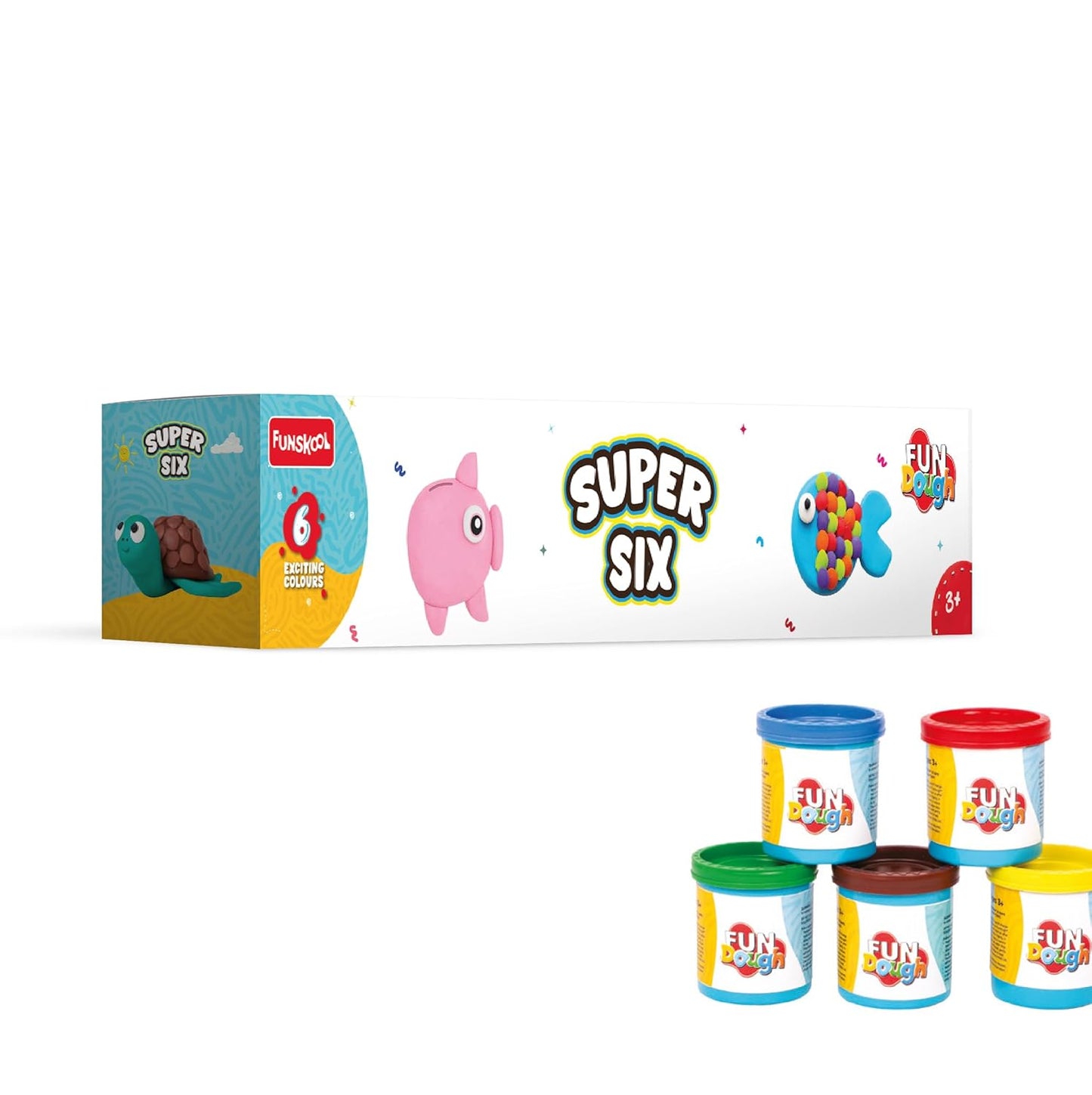 Funskool Super 6 Fun Dough