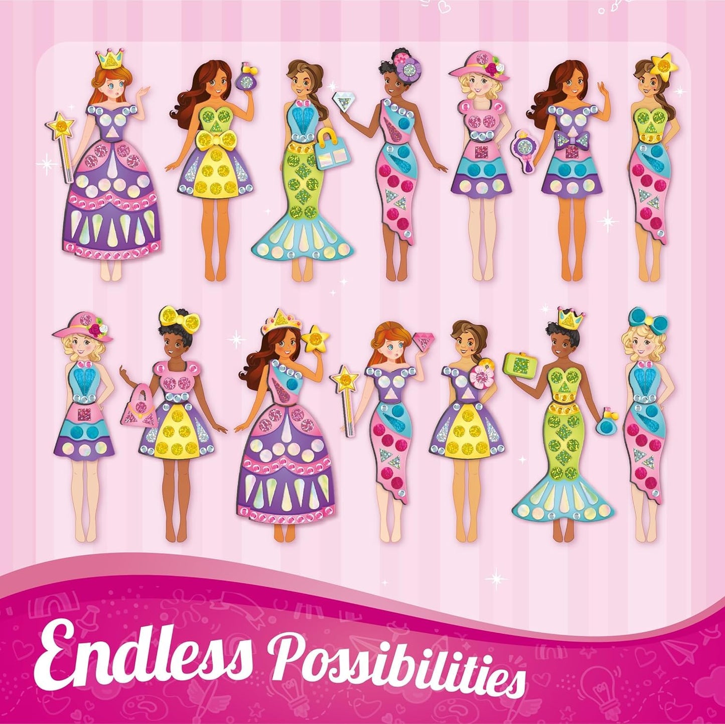 Imagi Make DIY Magnetic Dress Up Princess