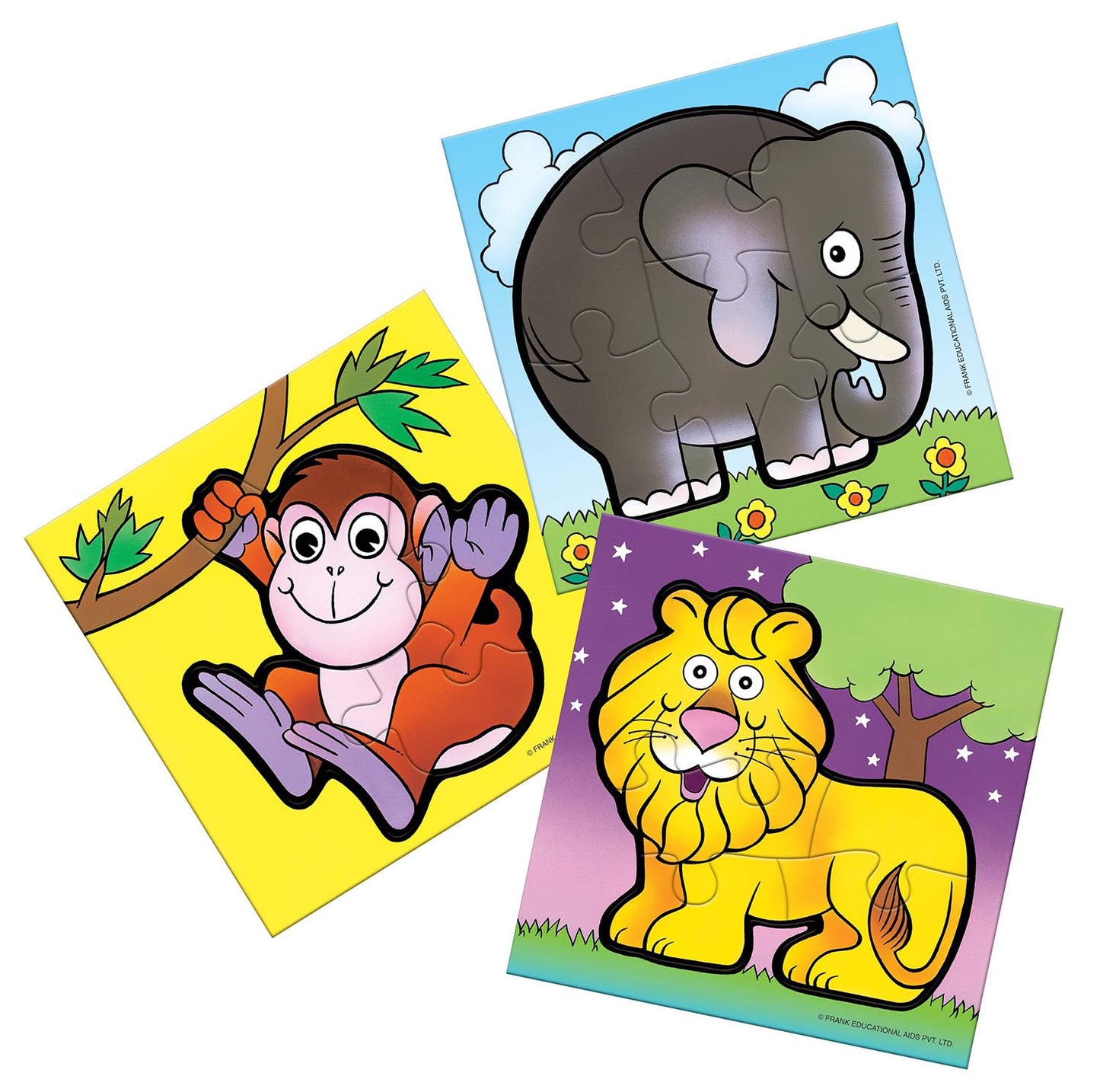 Frank The Jungle Jigsaw Puzzle for Kids Above 3+ Years